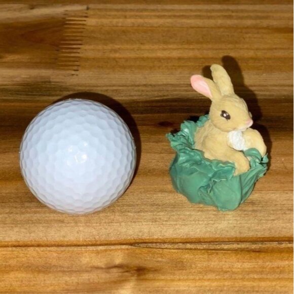 Small Bunny Figurine Easter decoration spring decor springtime tiered tray - Picture 9 of 9